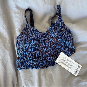Align tank leopard camo blue Nile multi size 6 BNWT
